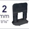 Leveling system 2mm Clips / (1/16″) Peygran