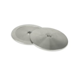 Set of flanges for miter cuts